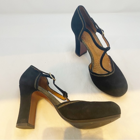 Chie Mahara Delta Suede Mary Jane Heels - 36 - Picture 16 of 16